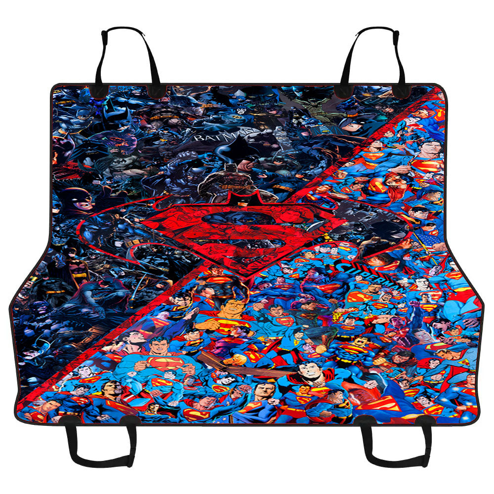 Batman Vs Superman Collage Car Pet Seat Cover