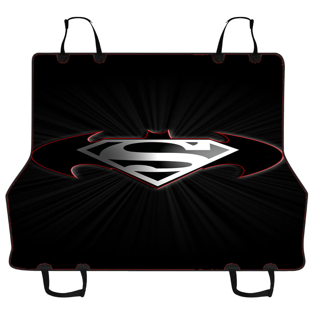 Batman Vs Superman Symbol Car Pet Seat Cover