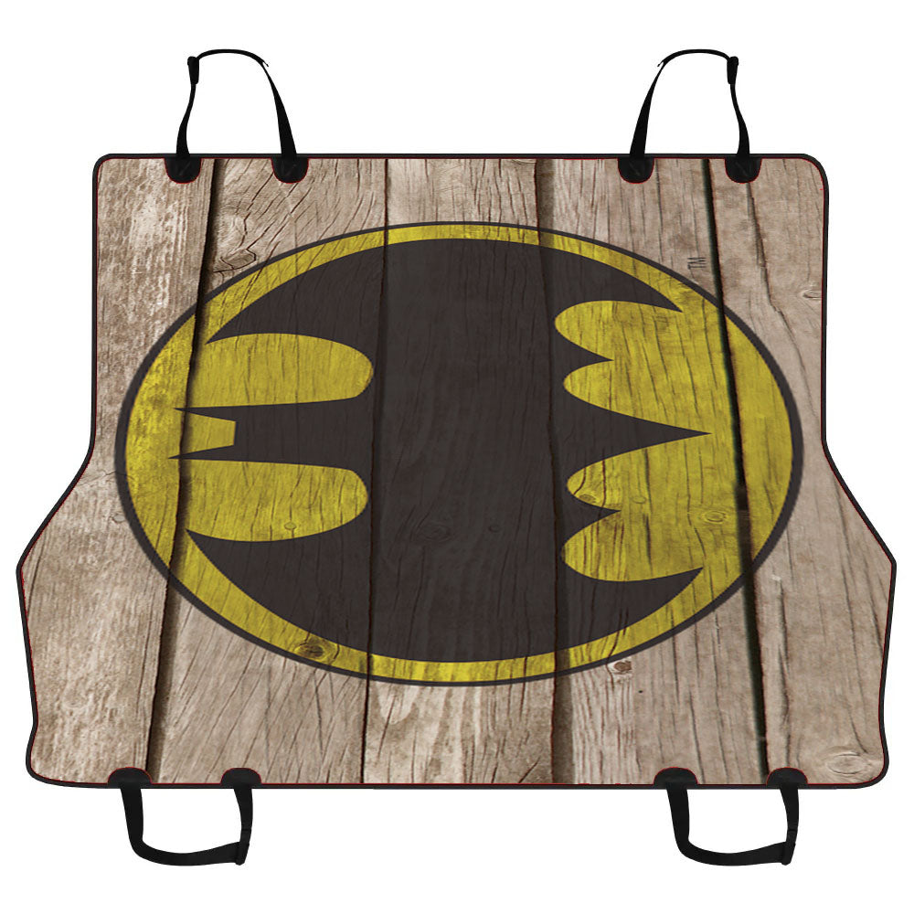 Batman Wood Logo Car Pet Seat Cover