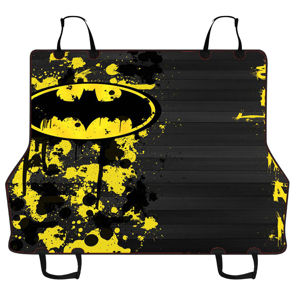 Batman Yellow Splash Car Pet Seat Cover