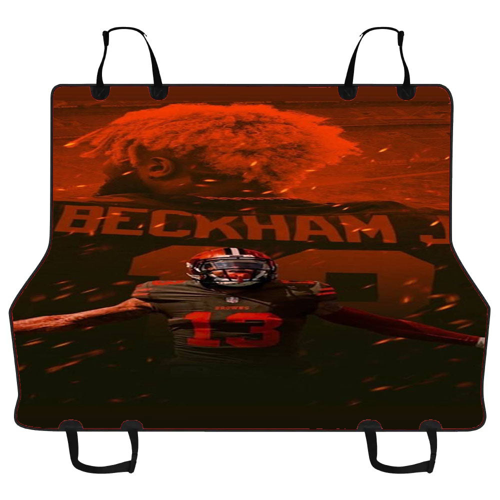 Beckham Jr Orange Cleveland Brown Wallpaper Car Pet Seat Cover