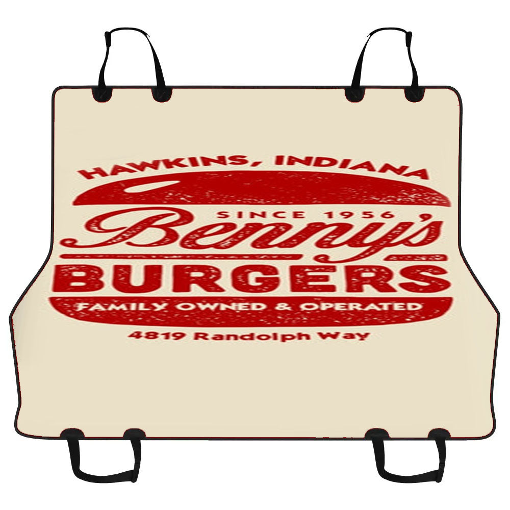 Benny'S Burgers Car Pet Seat Cover