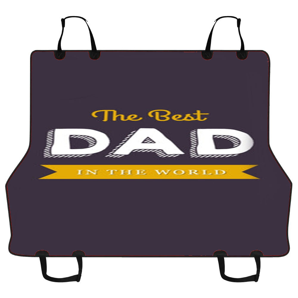 Best Dad In The World Car Pet Seat Cover