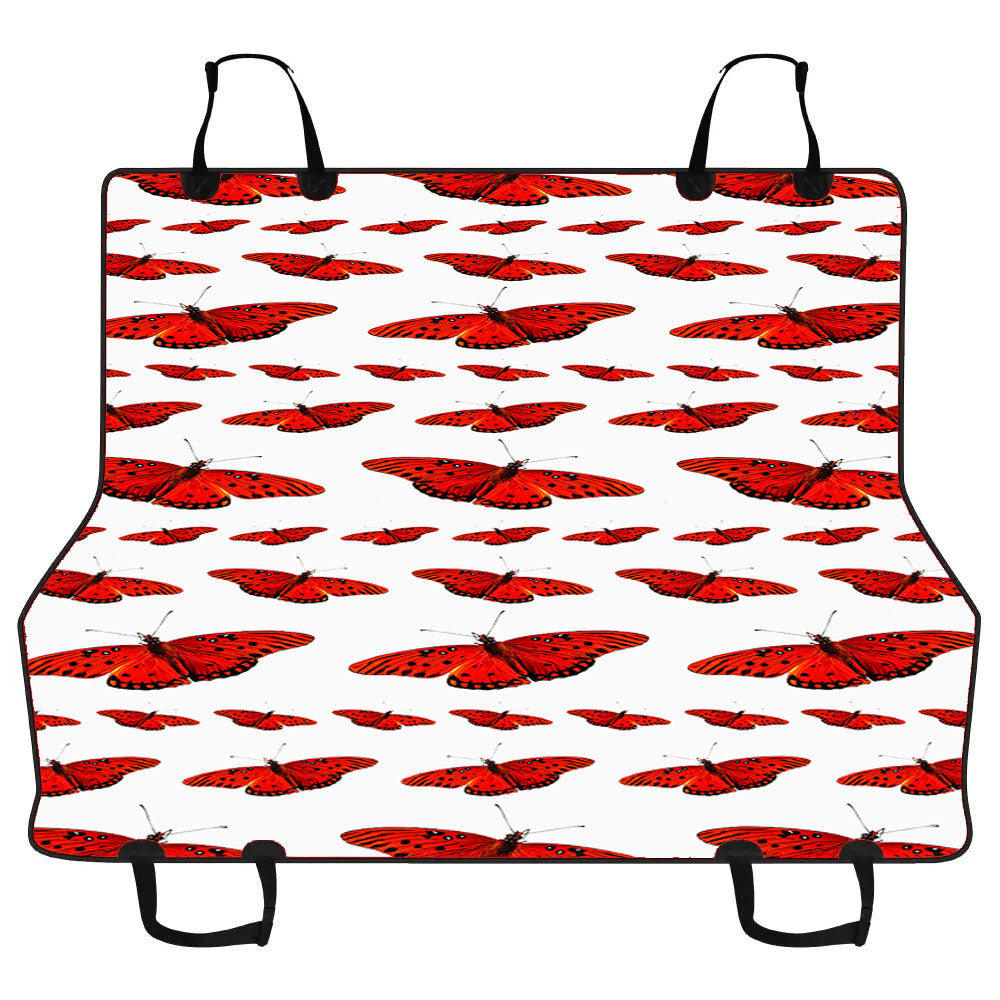 Best Red Butterfly Pattern Car Pet Seat Cover