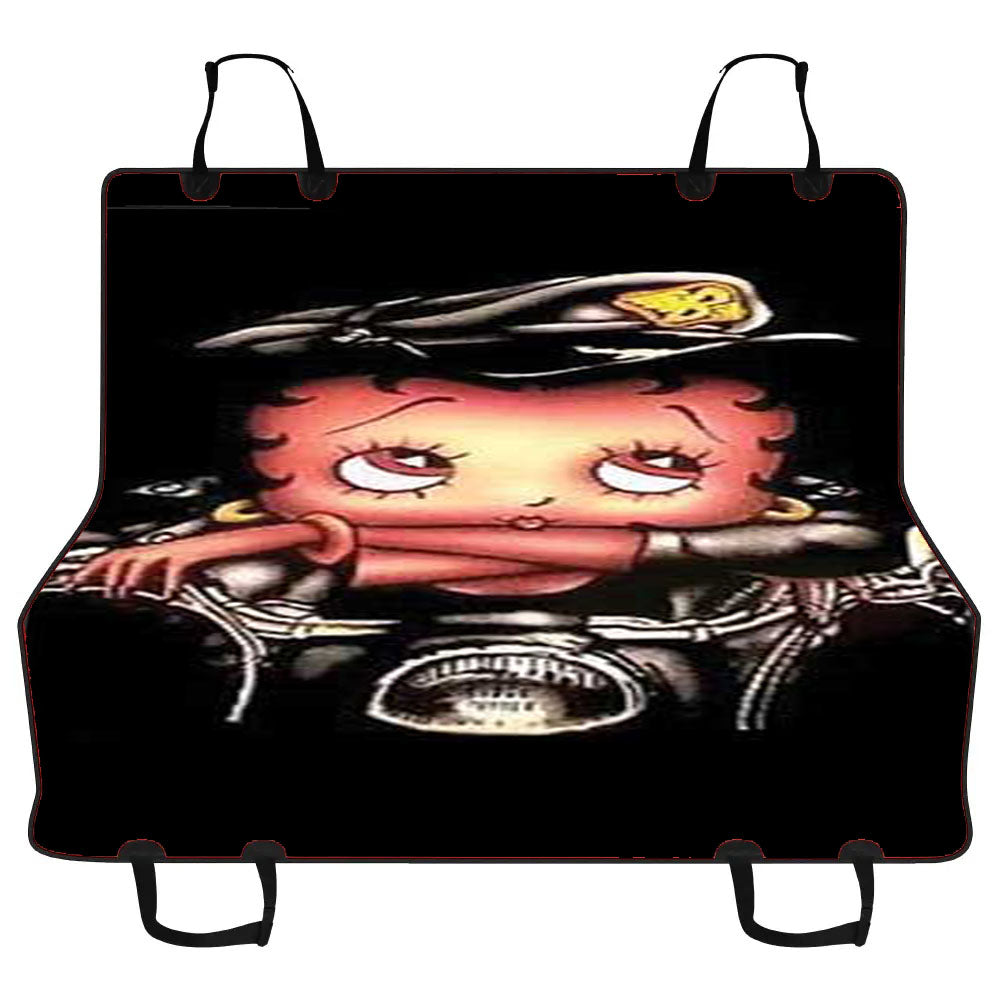 Betty Boop Biker Car Pet Seat Cover