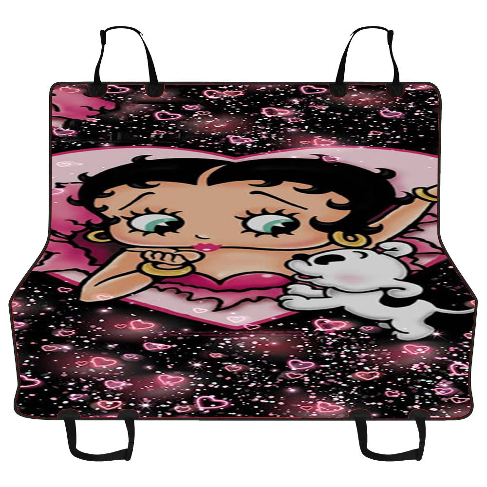 Betty Boop Cut Love Car Pet Seat Cover