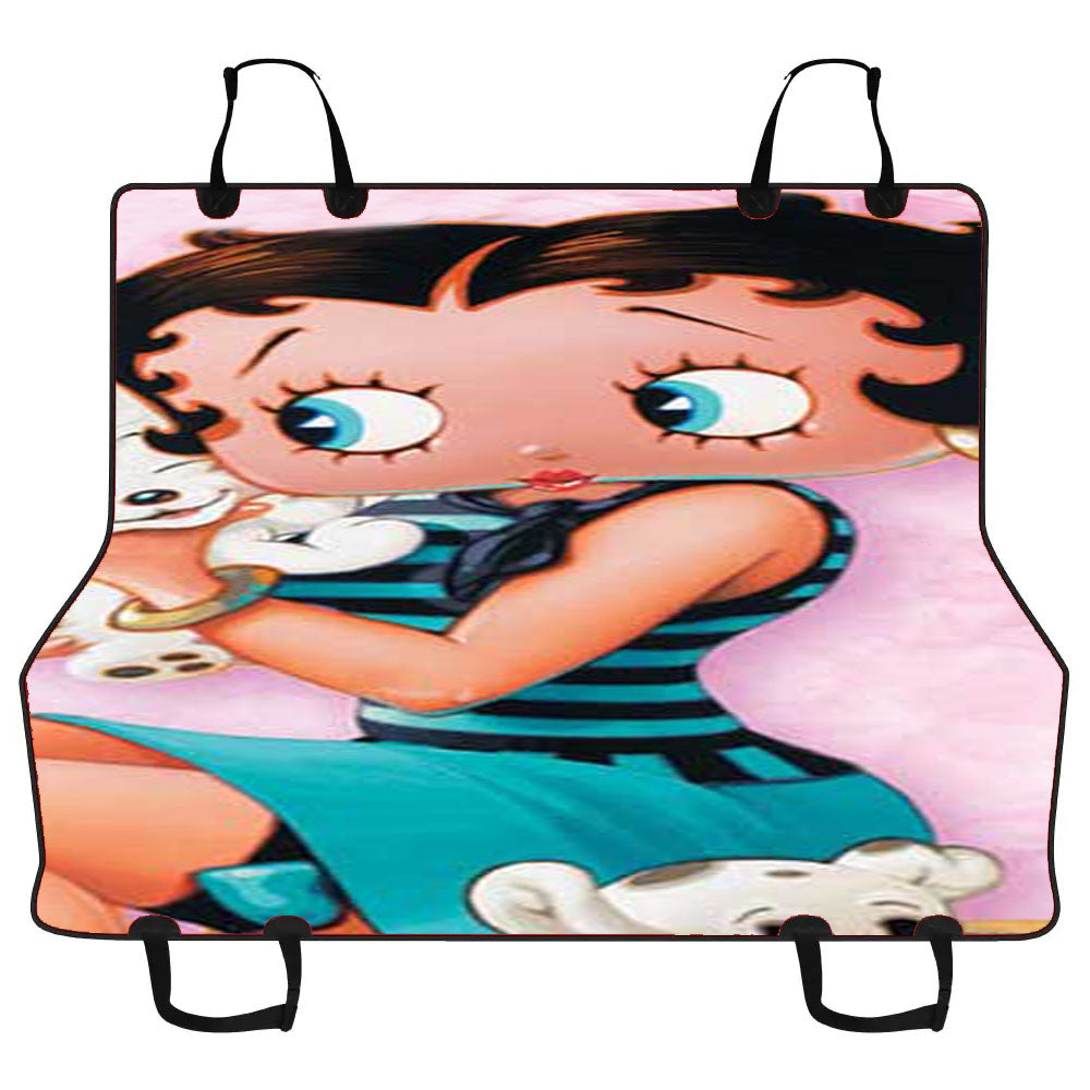 Betty Boop Holding Puppy Car Pet Seat Cover