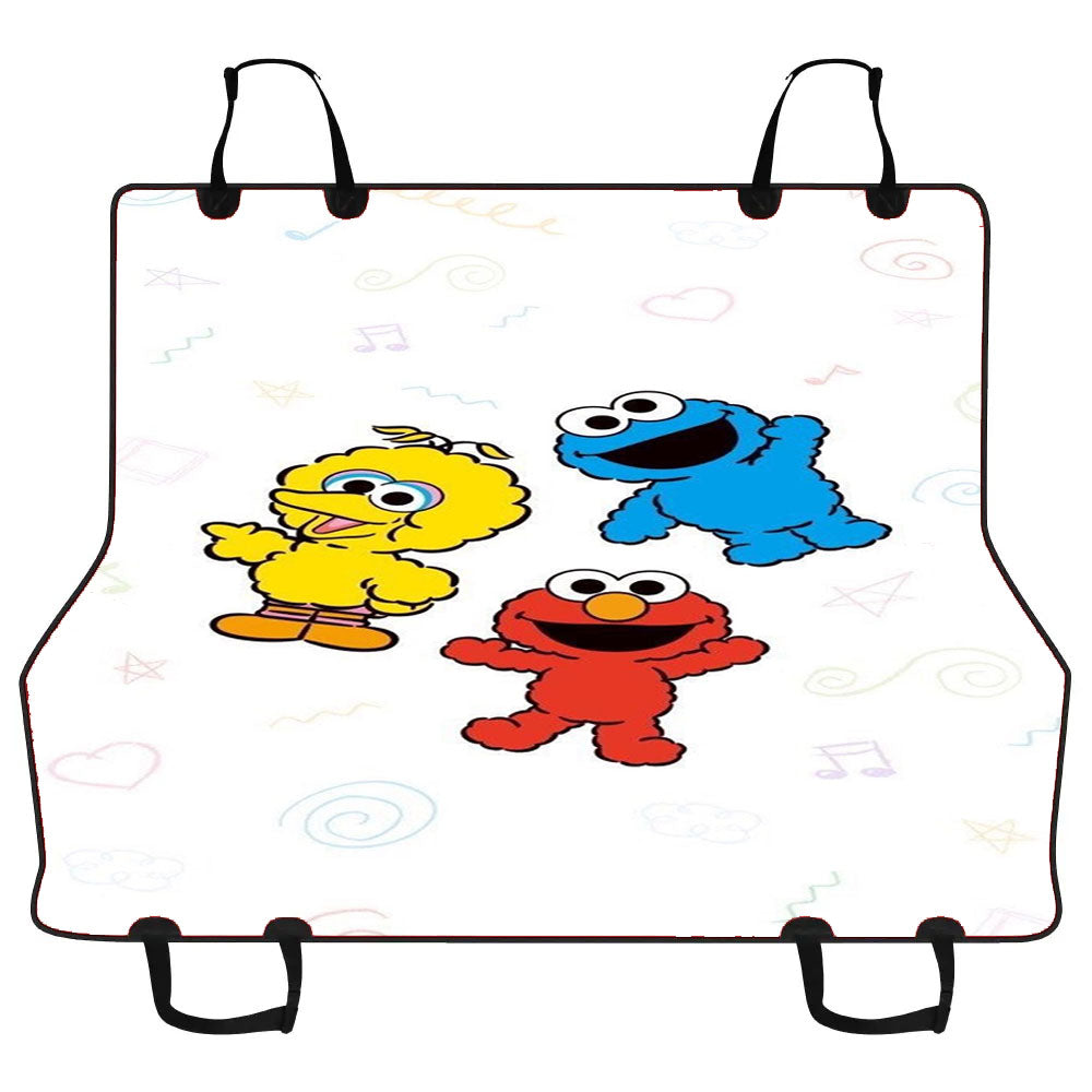 Big Bird Elmo Cookie Monster Car Pet Seat Cover