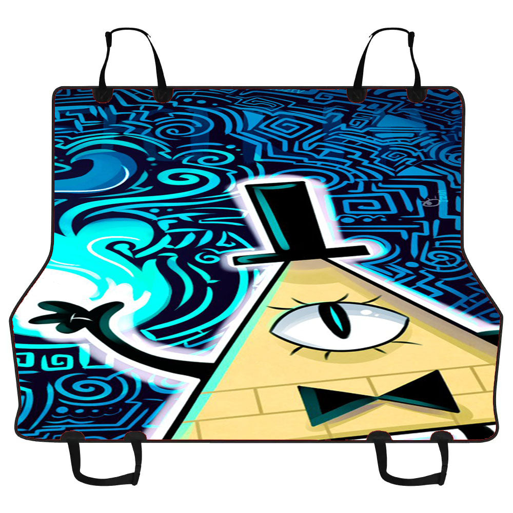 Bill Cipher Art Gravity Falls Car Pet Seat Cover