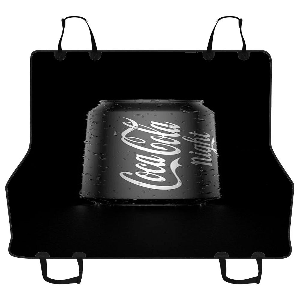 Black And White Coca Cola Car Pet Seat Cover