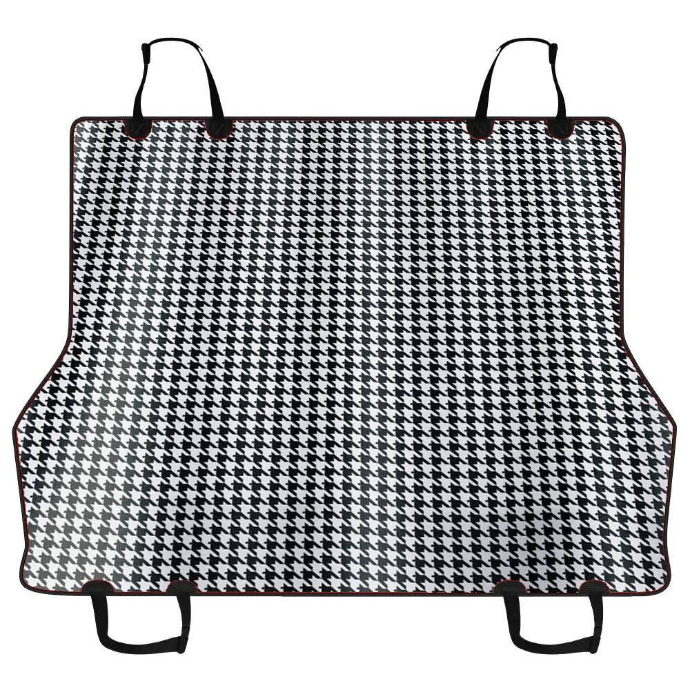 Black And White Fabric Car Pet Seat Cover
