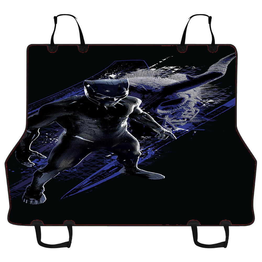 Black Panther Background 3 Car Pet Seat Cover