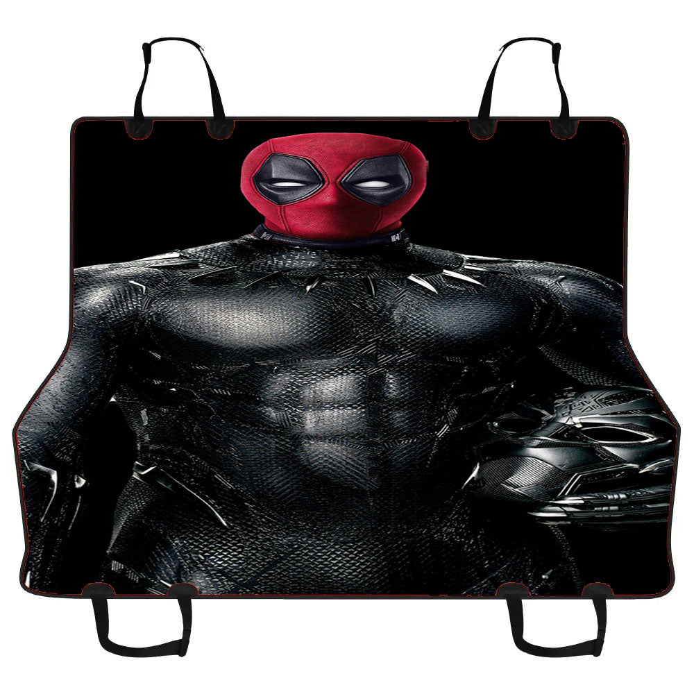 Black Panther Deadpool Car Pet Seat Cover