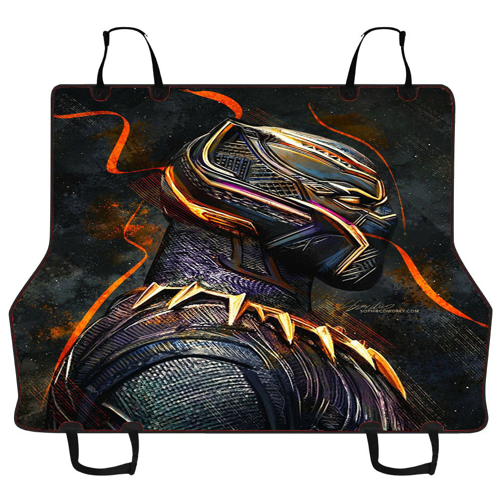 Black Panther Heroes Poster Car Pet Seat Cover