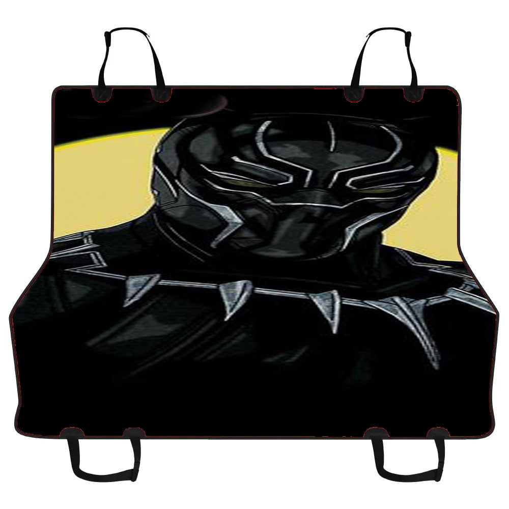 Black Panther Marvel Art Car Pet Seat Cover