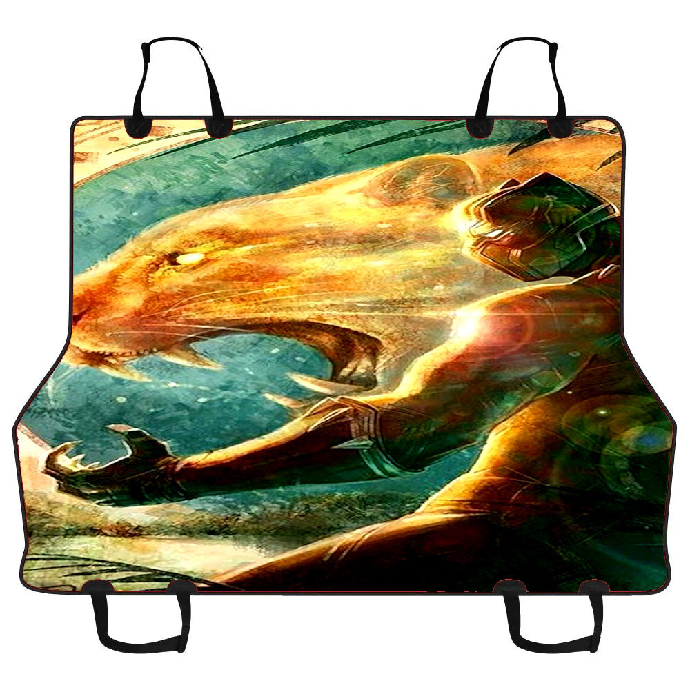 Black Panther Marvel Painting Car Pet Seat Cover