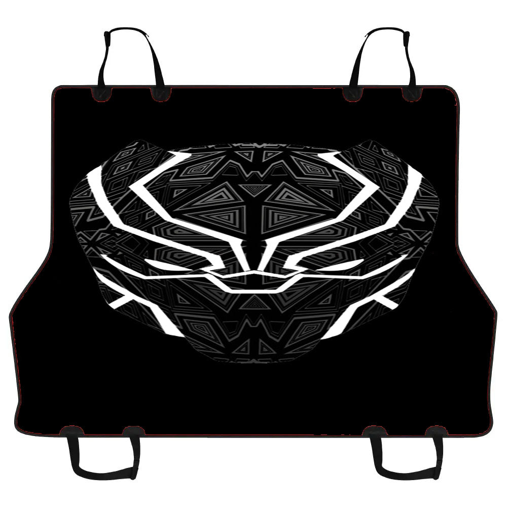 Black Panther Mask Car Pet Seat Cover