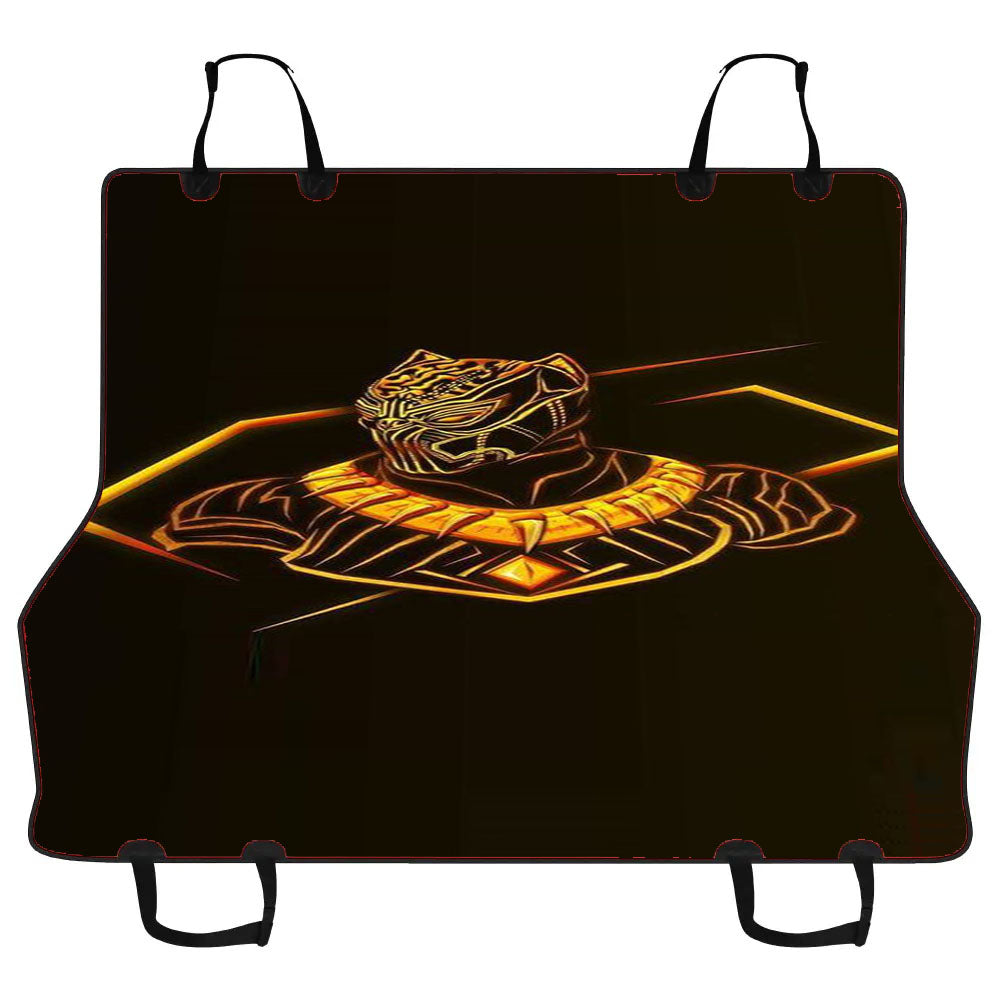 Black Panther Neon Car Pet Seat Cover