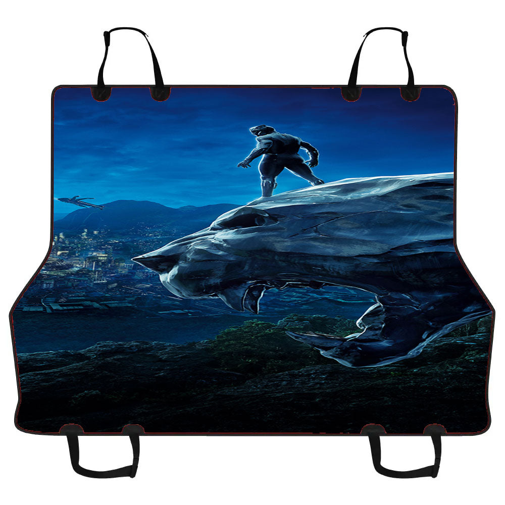 Black Panther Night Poster Car Pet Seat Cover
