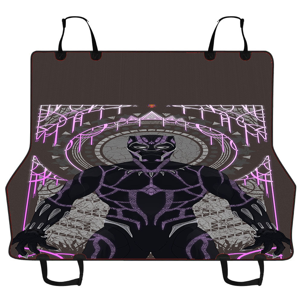 Black Panther Purple Car Pet Seat Cover