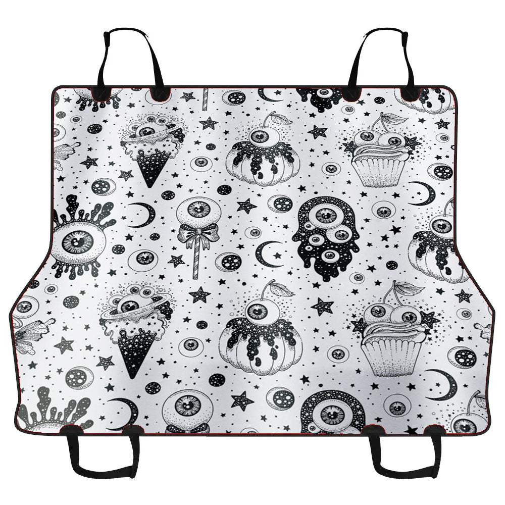 Black Skull Car Pet Seat Cover