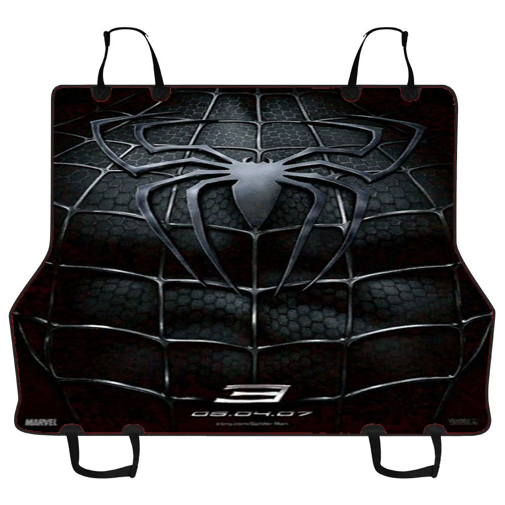 Black Spiderman Car Pet Seat Cover