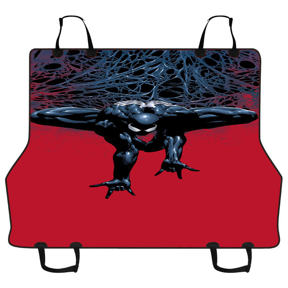 Black Spiderman Comic Art Car Pet Seat Cover
