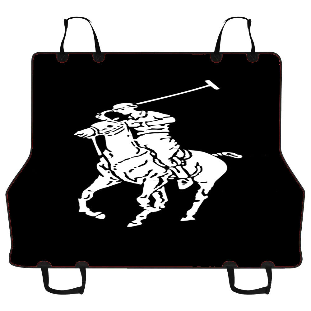 Black White Polo Ralph Lauren Logo Car Pet Seat Cover