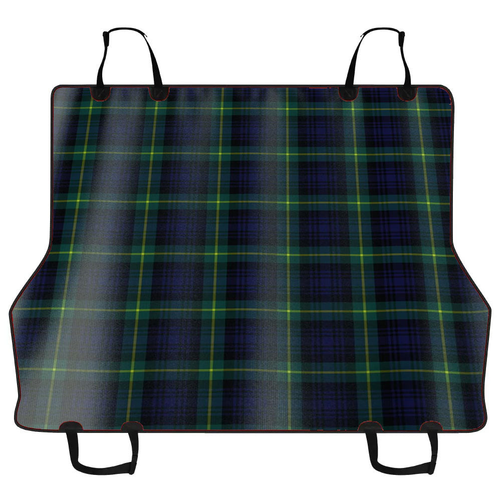 Blue And Green Plaid Car Pet Seat Cover