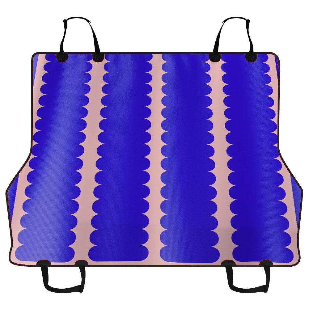 Blue Blush Cloud Patterns Car Pet Seat Cover