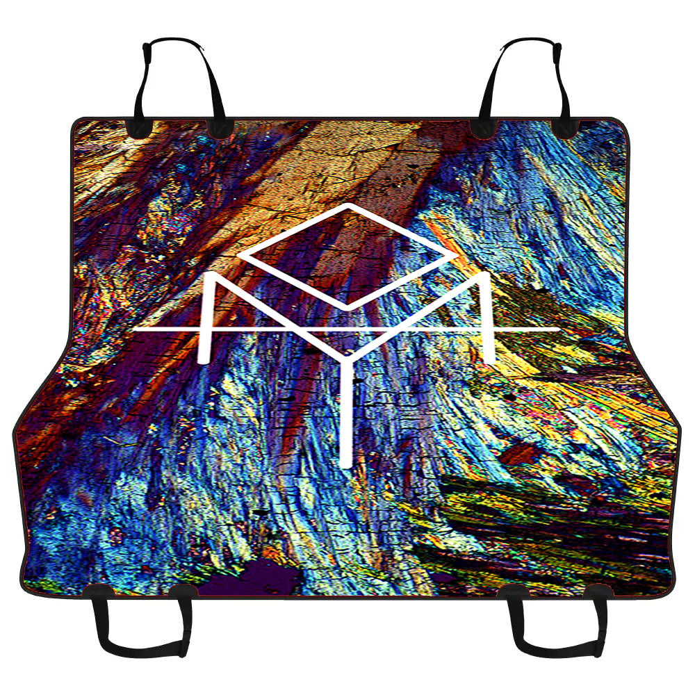 Bohemian Rusted Wood Car Pet Seat Cover