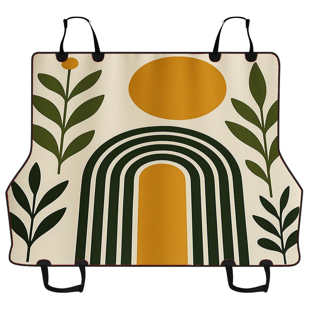Boho Mid Century Modern Car Pet Seat Cover
