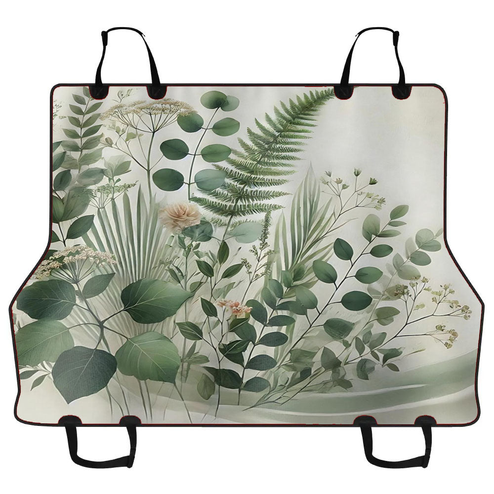 Botanical Fern Car Pet Seat Cover