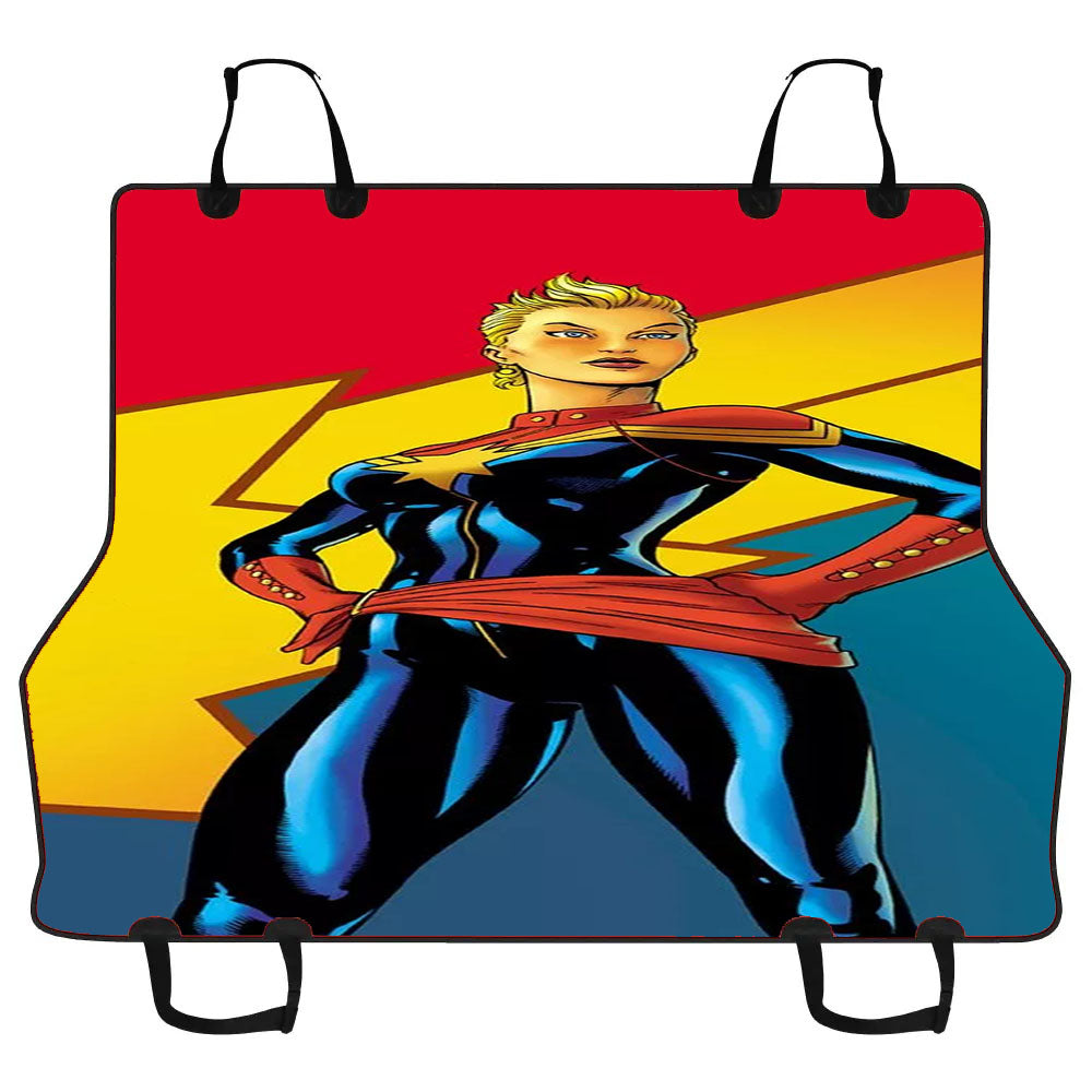 Brie Larsons Captain Marvel Car Pet Seat Cover