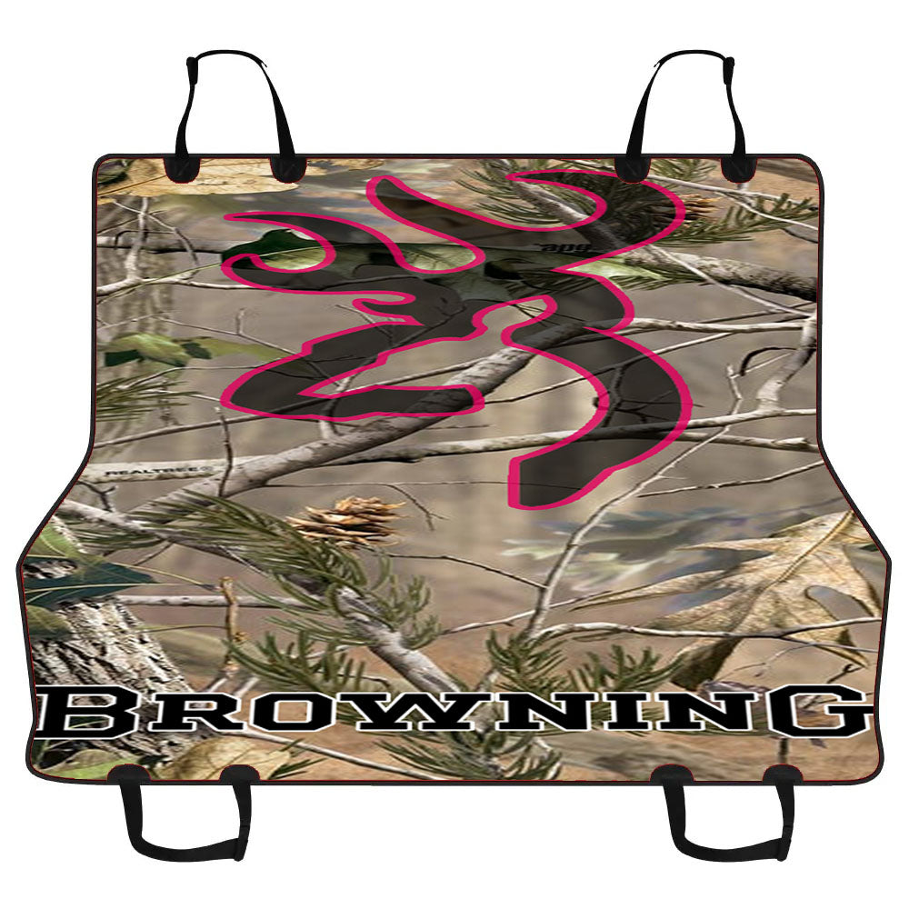 Browning Deer Camo Car Pet Seat Cover