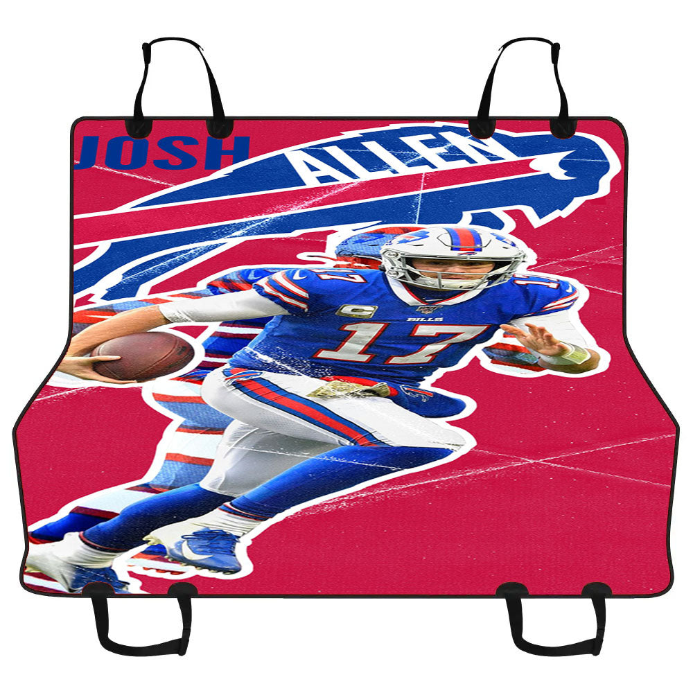 Buffalo Bills Josh Allen Car Pet Seat Cover