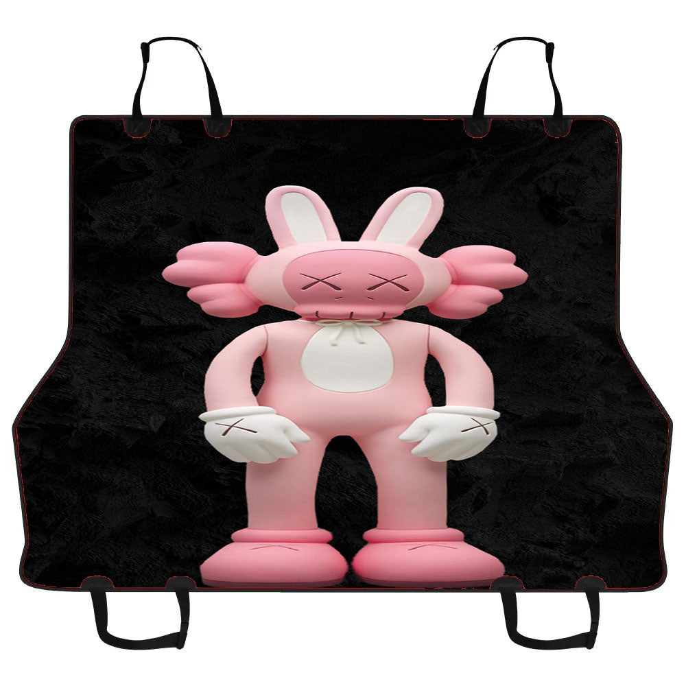 Bunny Pink Girl Figure Kaws Car Pet Seat Cover