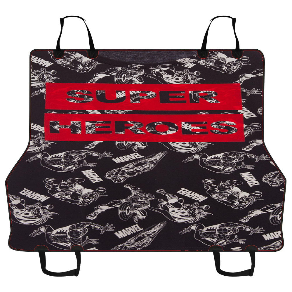 Bw Red Marvel Superheroes Car Pet Seat Cover