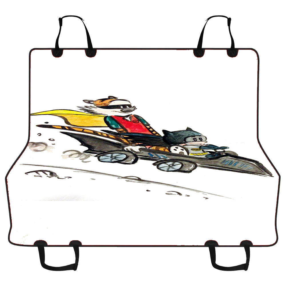 Calvin Batman And Hobbes Robin Car Pet Seat Cover