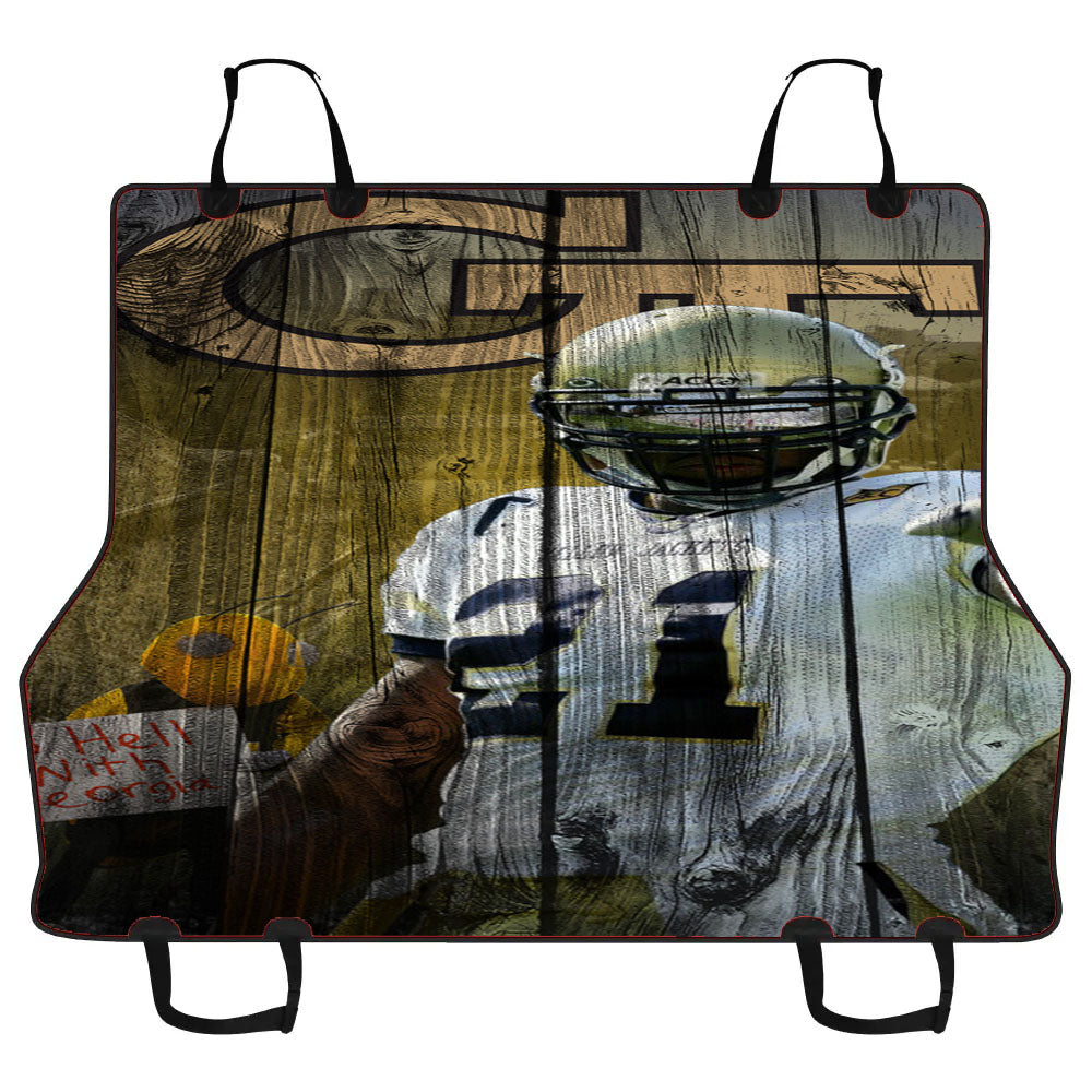 Calvin Johnson Georgia Tech Wood Wallpaper Car Pet Seat Cover