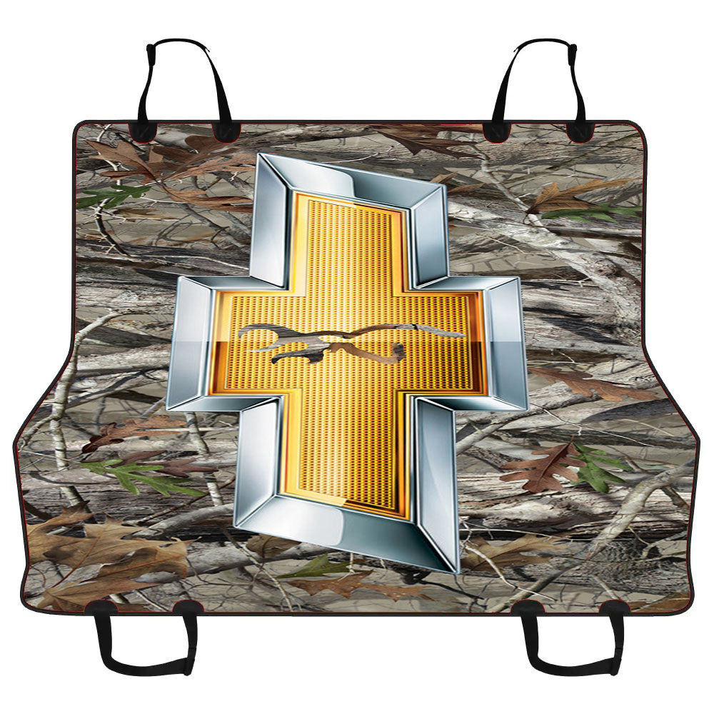 Camo Browning Chevrolet Car Pet Seat Cover