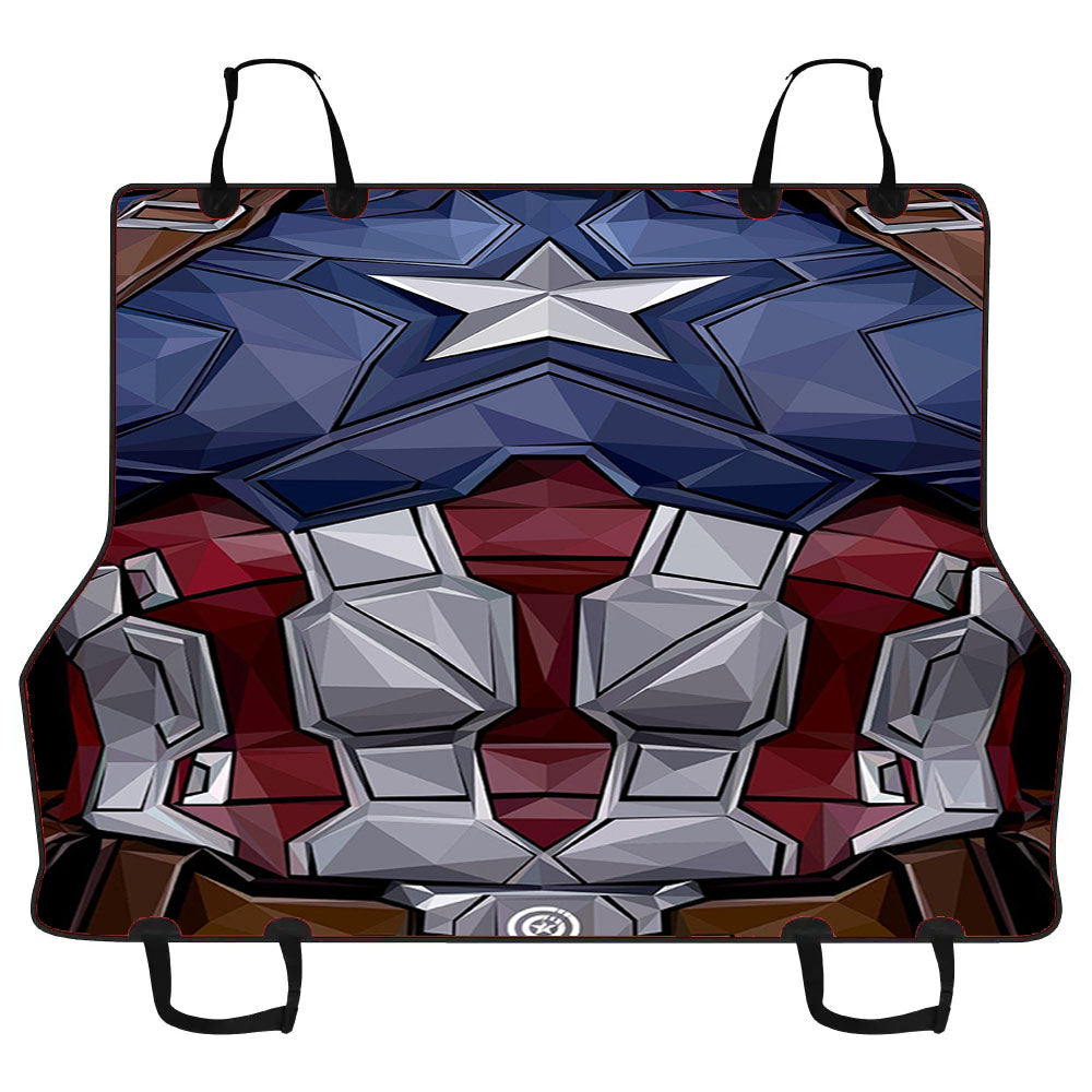 Captain America Abstract Suits Car Pet Seat Cover