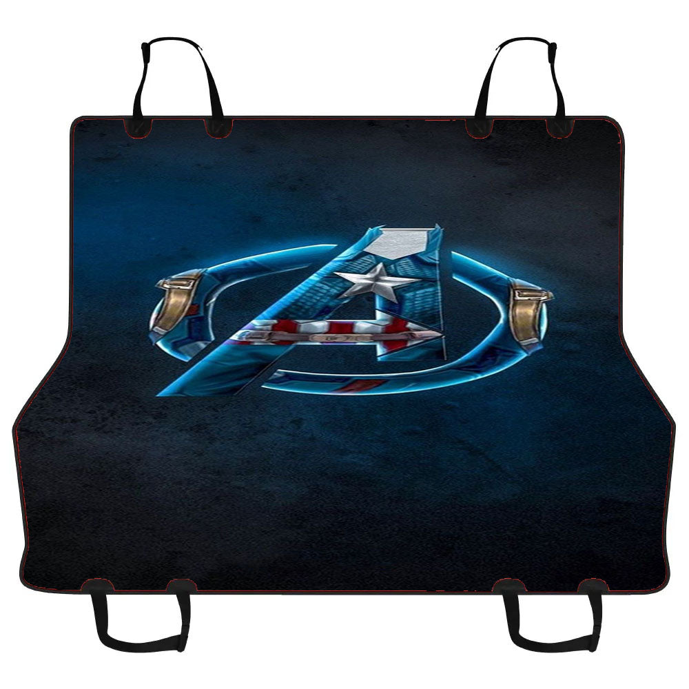 Captain America Avengers Emblem Car Pet Seat Cover