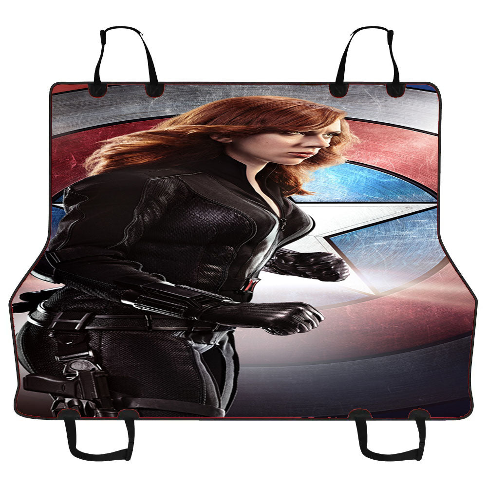 Captain America Black Widow Car Pet Seat Cover