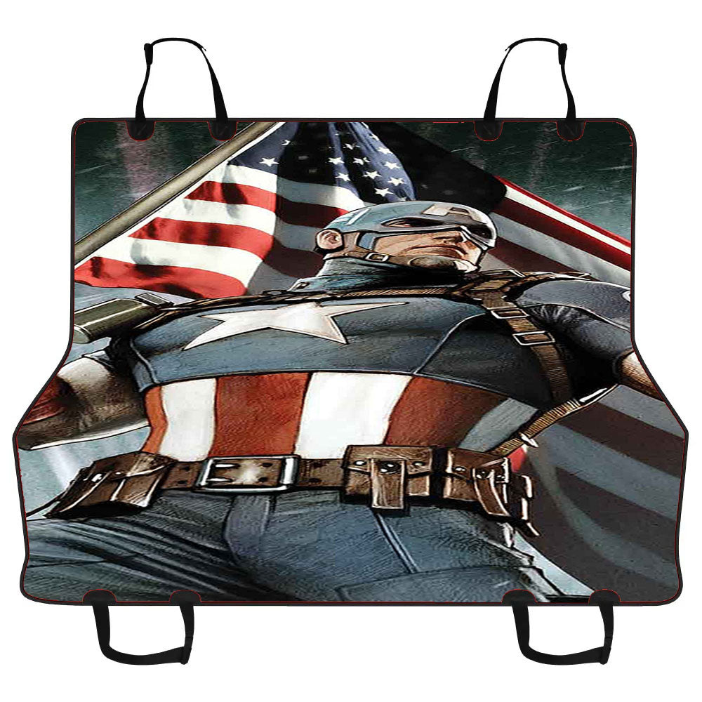 Captain America Cover Car Pet Seat Cover