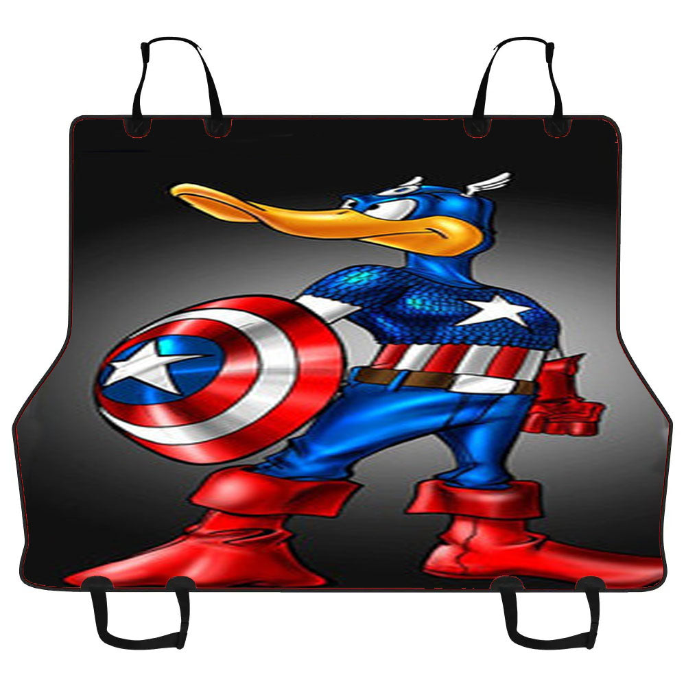 Captain America Daffy Duck Car Pet Seat Cover