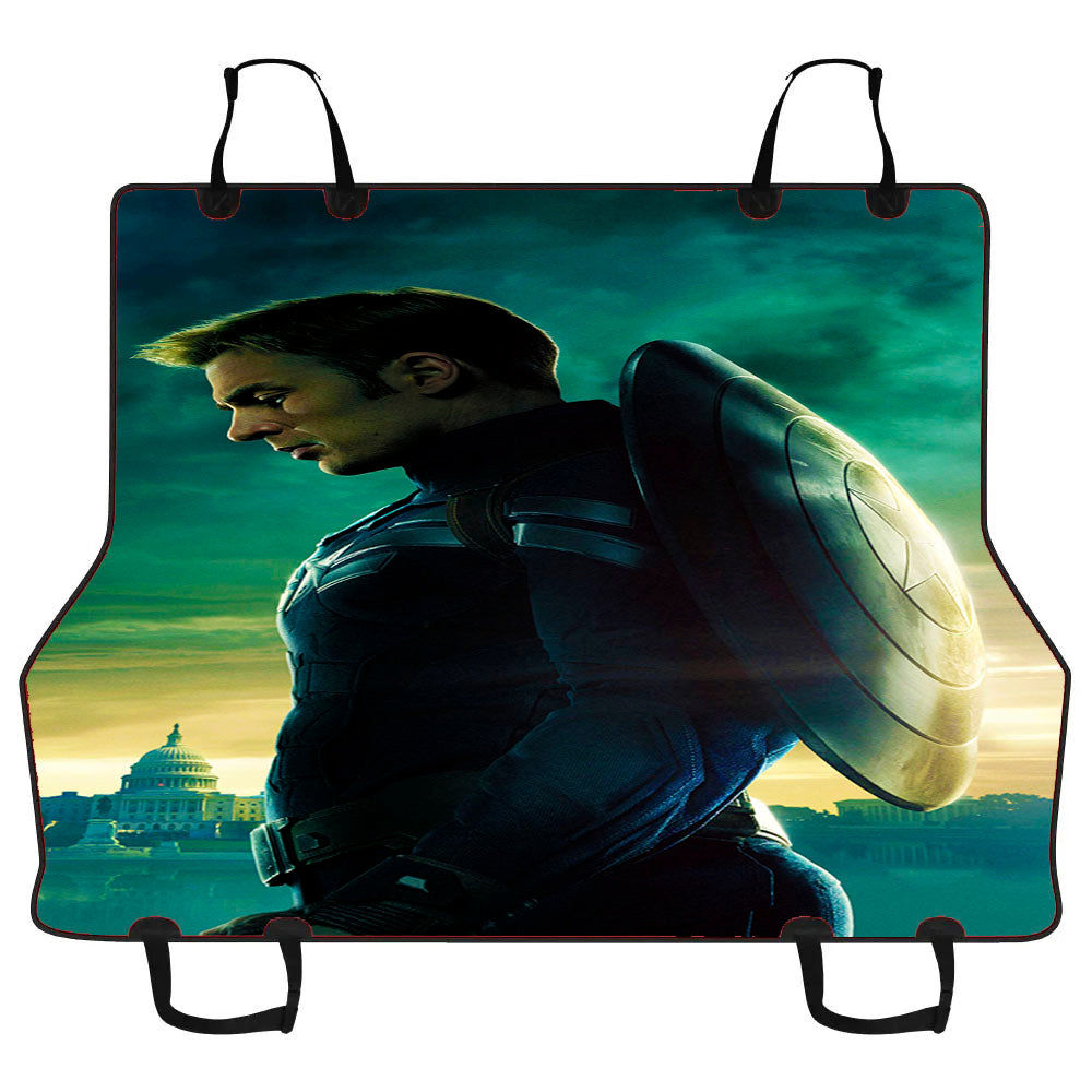 Captain America Hero Car Pet Seat Cover