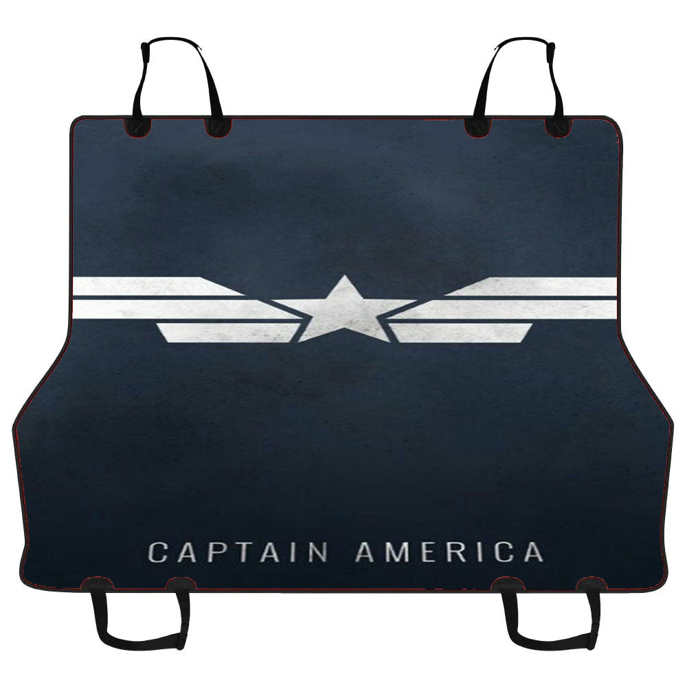 Captain America Logo Strenght Car Pet Seat Cover