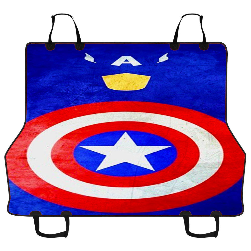 Captain America Marvel Hero Car Pet Seat Cover