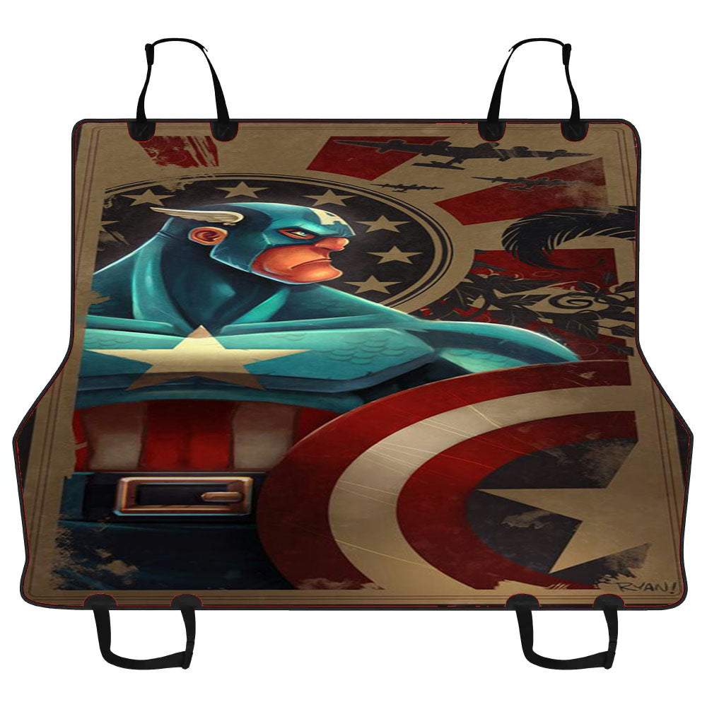 Captain America Marvels Car Pet Seat Cover